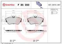 Bremžu uzliku kompl., Disku bremzes