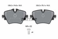 Bremžu uzliku kompl., Disku bremzes