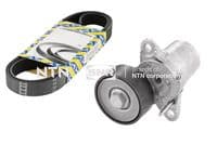 Ķīļrievu siksnu komplekts