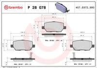 Bremžu uzliku kompl., Disku bremzes