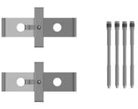 Piederumu komplekts, Disku bremžu uzlikas