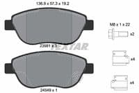 Bremžu uzliku kompl., Disku bremzes