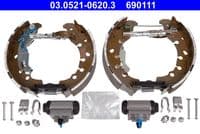 Bremžu loku komplekts