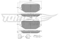 Bremžu uzliku kompl., Disku bremzes