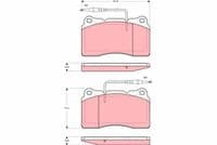 Bremžu uzliku kompl., Disku bremzes