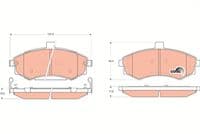 Bremžu uzliku kompl., Disku bremzes
