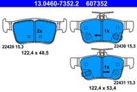 Bremžu uzliku kompl., Disku bremzes