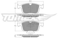 Bremžu uzliku kompl., Disku bremzes
