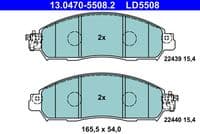 Bremžu uzliku kompl., Disku bremzes