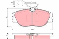 Bremžu uzliku kompl., Disku bremzes