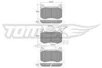 Bremžu uzliku kompl., Disku bremzes