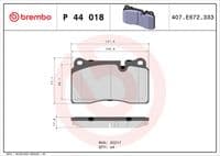Bremžu uzliku kompl., Disku bremzes