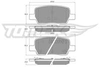 Bremžu uzliku kompl., Disku bremzes