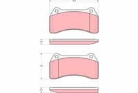 Bremžu uzliku kompl., Disku bremzes