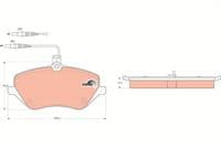 Bremžu uzliku kompl., Disku bremzes