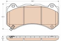 Bremžu uzliku kompl., Disku bremzes