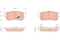 Bremžu uzliku kompl., Disku bremzes