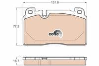 Bremžu uzliku kompl., Disku bremzes