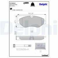 Bremžu uzliku kompl.