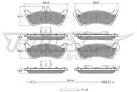 Bremžu uzliku kompl., Disku bremzes