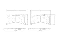 Bremžu uzliku kompl., Disku bremzes