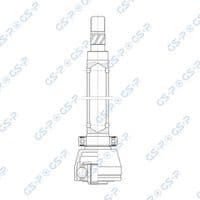 Šarnīru komplekts, Piedziņas vārpsta
