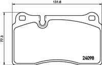 Bremžu uzliku kompl., Disku bremzes