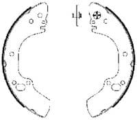 Bremžu loku komplekts
