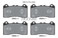 Bremžu uzliku kompl., Disku bremzes