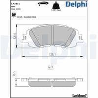 Bremžu uzliku kompl., Disku bremzes