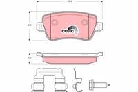 Bremžu uzliku kompl., Disku bremzes