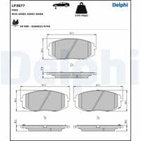 Bremžu uzliku kompl., Disku bremzes