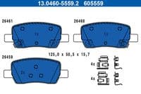 Bremžu uzliku kompl., Disku bremzes