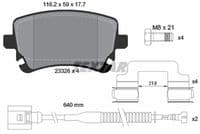 Bremžu uzliku kompl., Disku bremzes