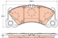 Bremžu uzliku kompl., Disku bremzes