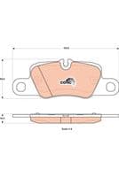 Bremžu uzliku kompl., Disku bremzes