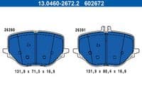 Bremžu uzliku kompl., Disku bremzes