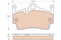 Bremžu uzliku kompl., Disku bremzes