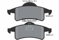Bremžu uzliku kompl., Disku bremzes