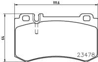 Bremžu uzliku kompl., Disku bremzes