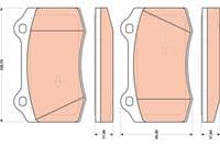 Bremžu uzliku kompl., Disku bremzes