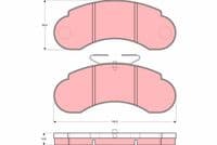 Bremžu uzliku kompl., Disku bremzes