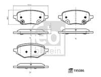 Bremžu uzliku kompl., Disku bremzes