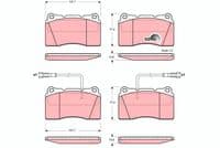 Bremžu uzliku kompl., Disku bremzes