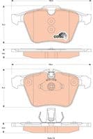 Bremžu uzliku kompl., Disku bremzes