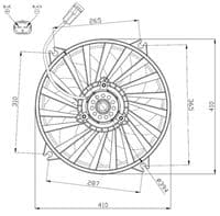 Ventilators, Motora dzesēšanas sistēma