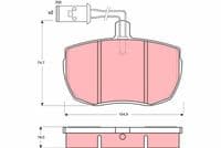 Bremžu uzliku kompl., Disku bremzes