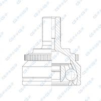 Šarnīru komplekts, Piedziņas vārpsta