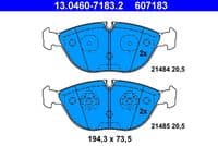 Bremžu uzliku kompl., Disku bremzes
