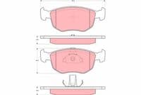 Bremžu uzliku kompl., Disku bremzes